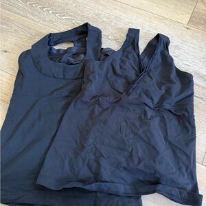 lululemon athletica Classic Black Tank Tops